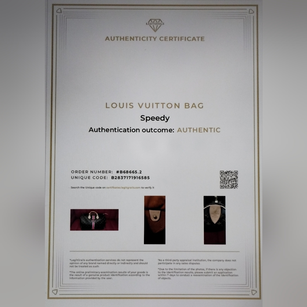 Classic Louis Vuitton Brown and Gold Monogram Speedy 35 Bag - Picture 14 of 14